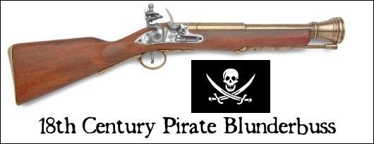 Pirate with Blunderbuss Pistol